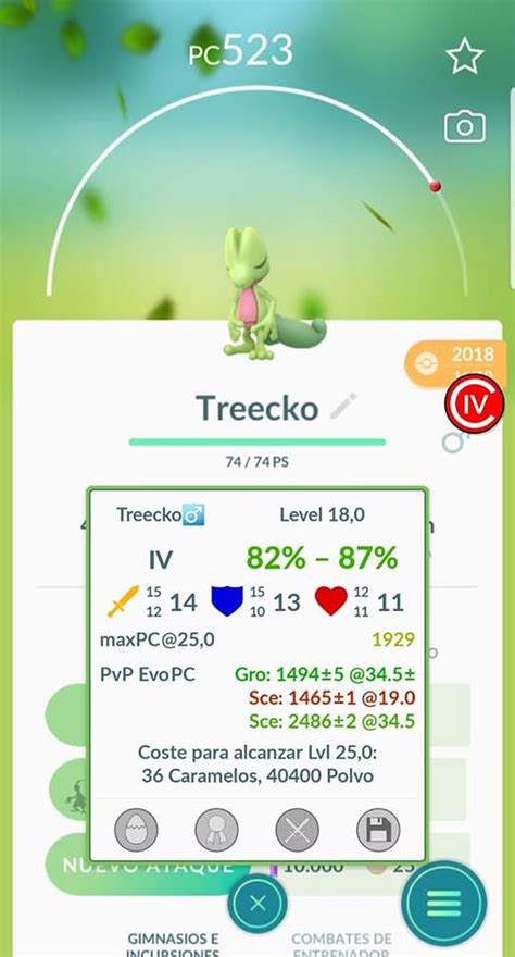 mejor naturaleza para treecko.